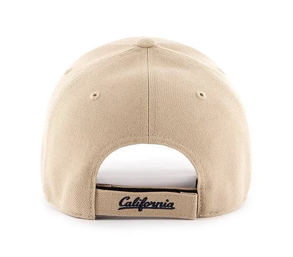 '47 Cal Berkeley Golden Bears Ballpark Clean Up Adjustable Hat-Khaki