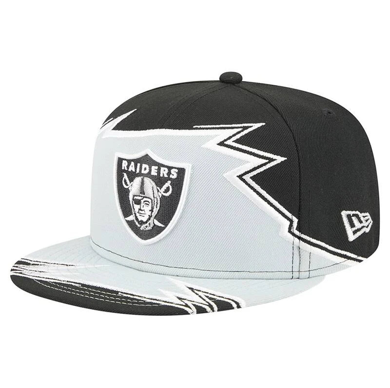 New Era Las Vegas Raiders Break 59FIFTY Fitted Hat-Black/Silver