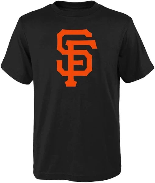 Youth San Francisco Giants Primary Logo T-Shirt-Black