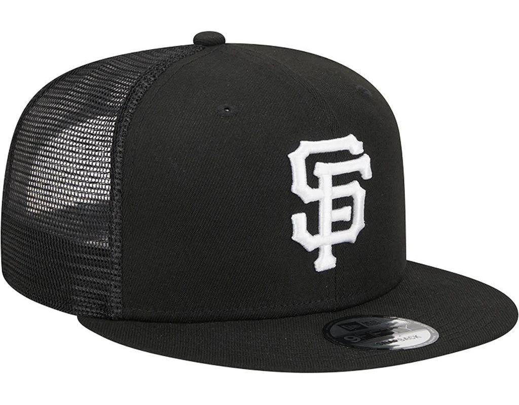 New Era San Francisco Giants 9FIFTY Trucker Snapback- Black/White