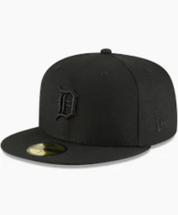 New Era Detroit Tigers 2-Tone Color Pack 59FIFTY Fitted Hat-Black/Black