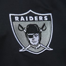 Mitchell & Ness Oakland Raiders Lightweight Satin Bomber Vintage Logo
