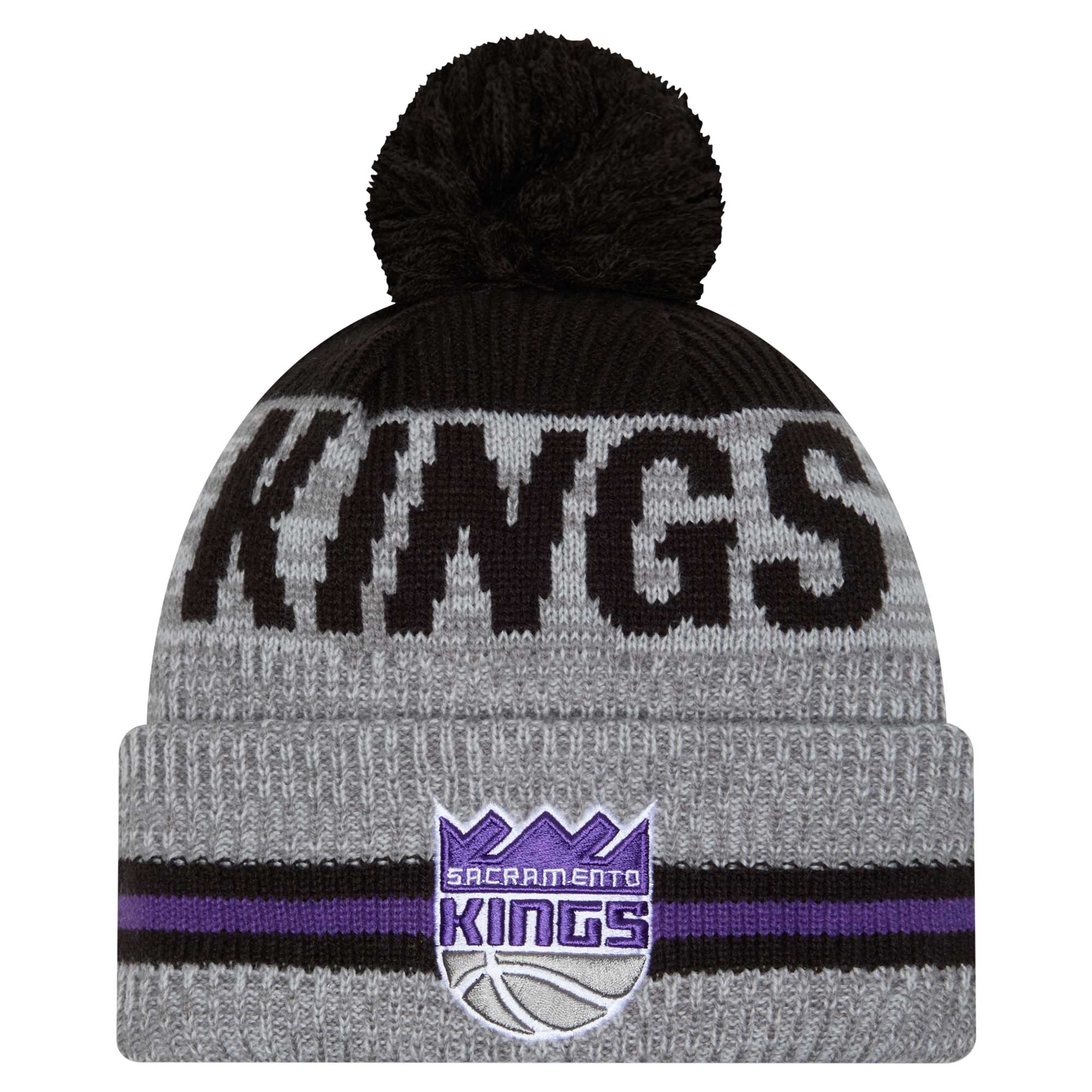 New Era Sacramento Kings Runner Pom Knit