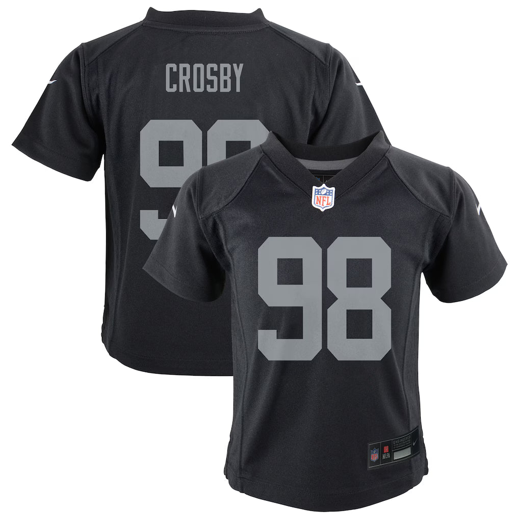 Nike Toddlers Maxx Crosby Las Vegas Raiders Game Jersey