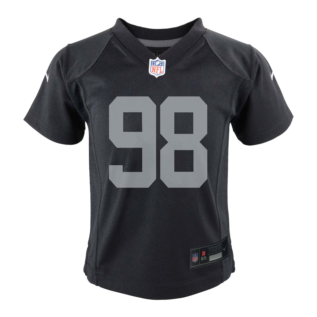 Nike Toddlers Maxx Crosby Las Vegas Raiders Game Jersey