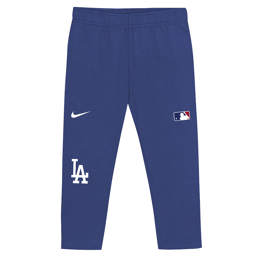 Nike Los Angeles Dodgers Toddler 2-Piece Club Fleece Pullover Hoodie & Sweatpants Set - Royal