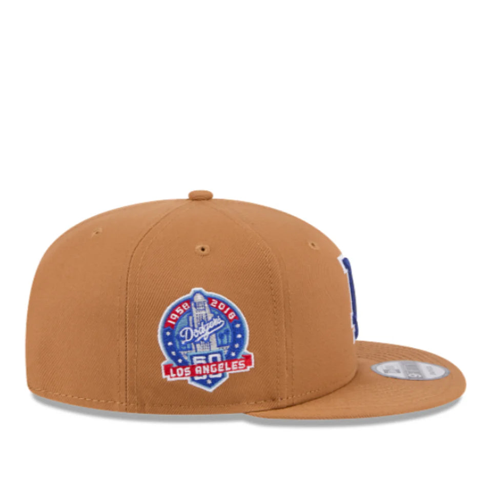 New Era Youth Los Angeles Dodgers Color Pack 9FIFTY Snapback Hat-Light Bronze