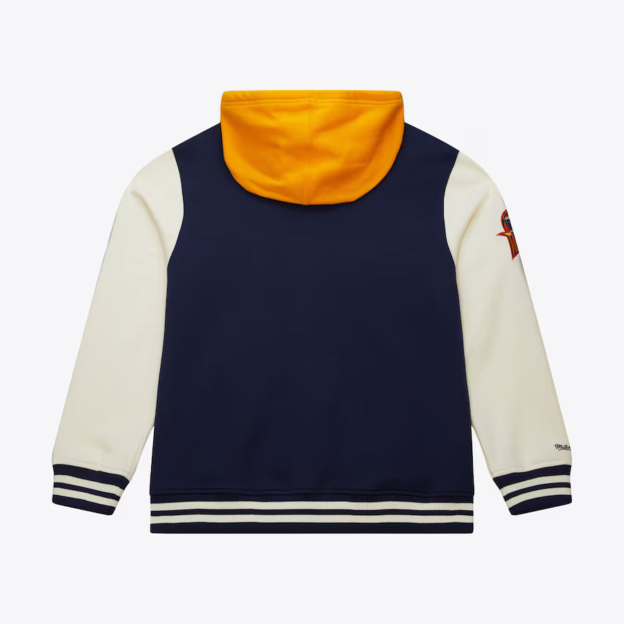 Mitchell & Ness Golden State Warriors Courtside Fleece Full-Snap Jacket