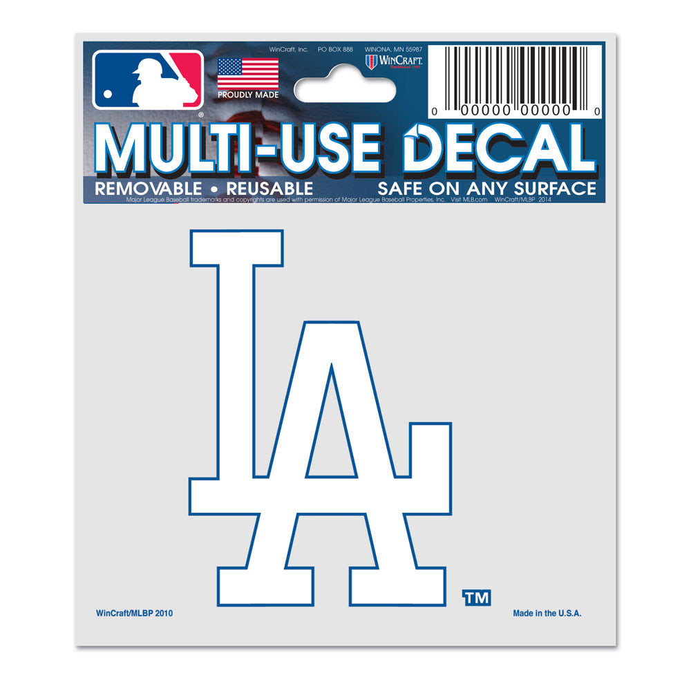 LOS ANGELES DODGERS MULTI-USE DECAL 3" X 4"