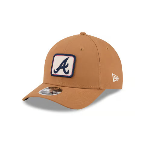 New Era Atlanta Braves 9FORTY M-CROWN Adjustable Hat-Brown