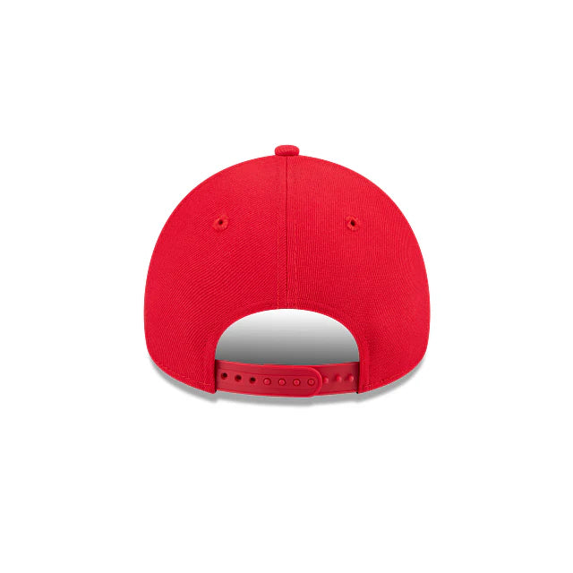 New Era Kansas City Chiefs A-Frame 9FORTY Adjustable Snapback Hat-Red