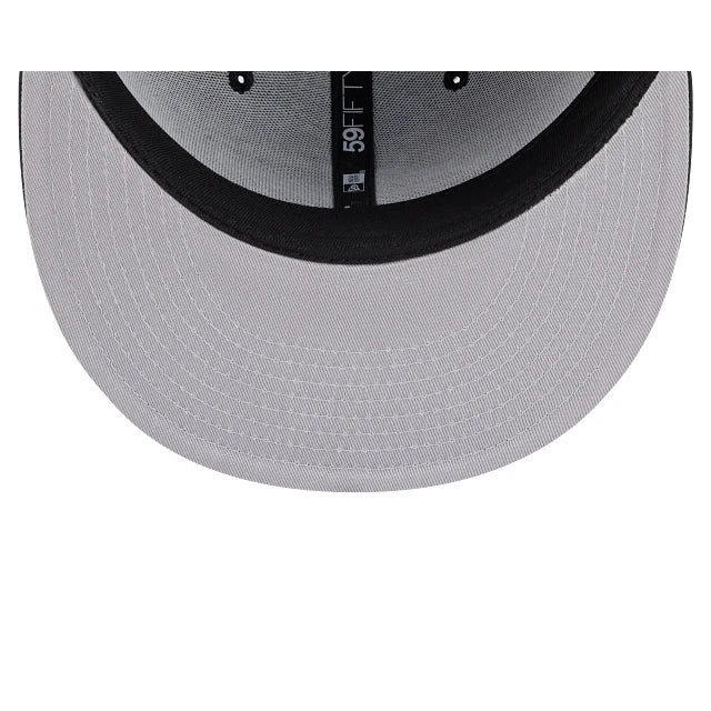 San Francisco Giants Black On Black White Outline 59Fifty Color Basic Fitted