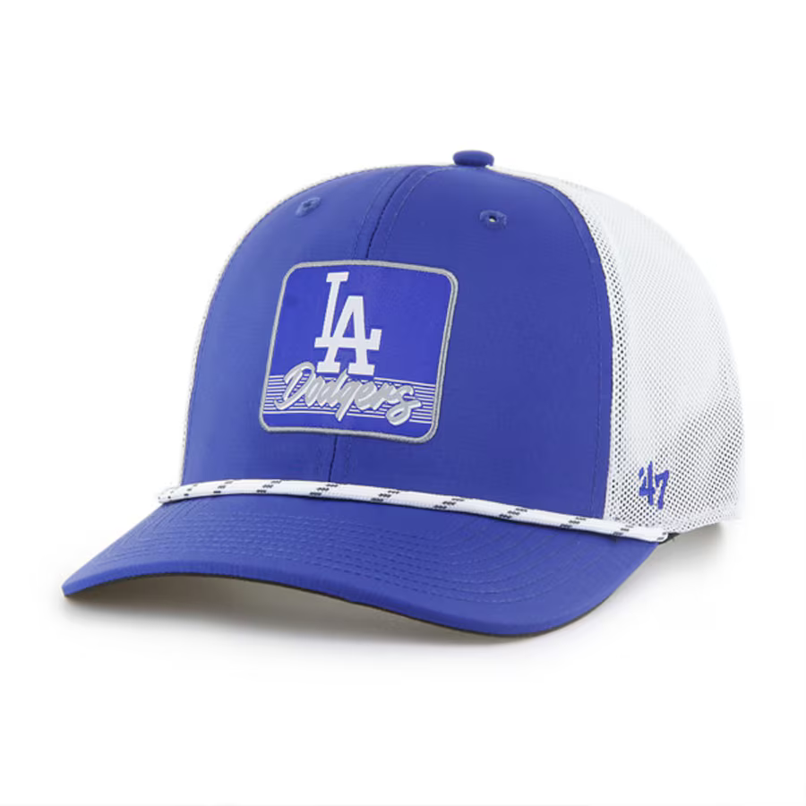 '47 Brand Los Angeles Dodgers Scratch Rope Trucker Adjustable Snapback Hat