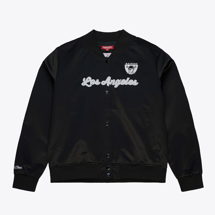 Mitchell & Ness Women's Los Angeles Raiders Vintage Satin Full-Snap Jacket