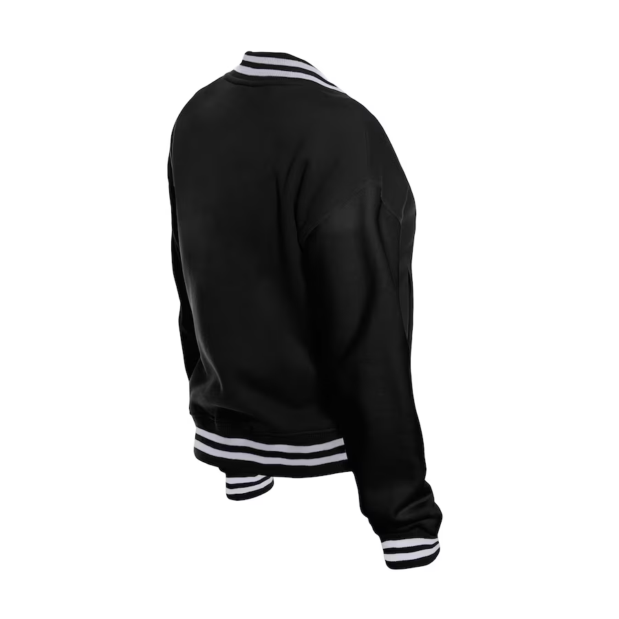 New Era Women's Las Vegas Raiders Throwback Fleece Full-Snap Jacket