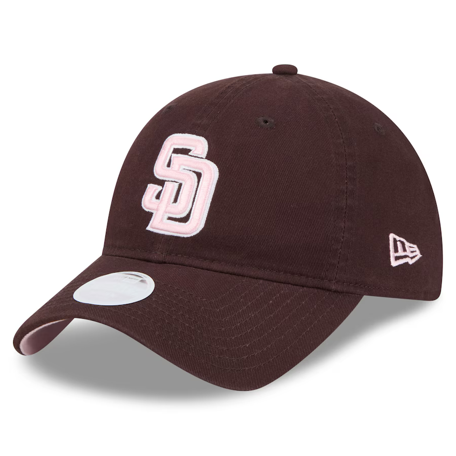 New Era San Diego Padres 2024 Mother's Day 9TWENTY Adjustable Hat- Brown