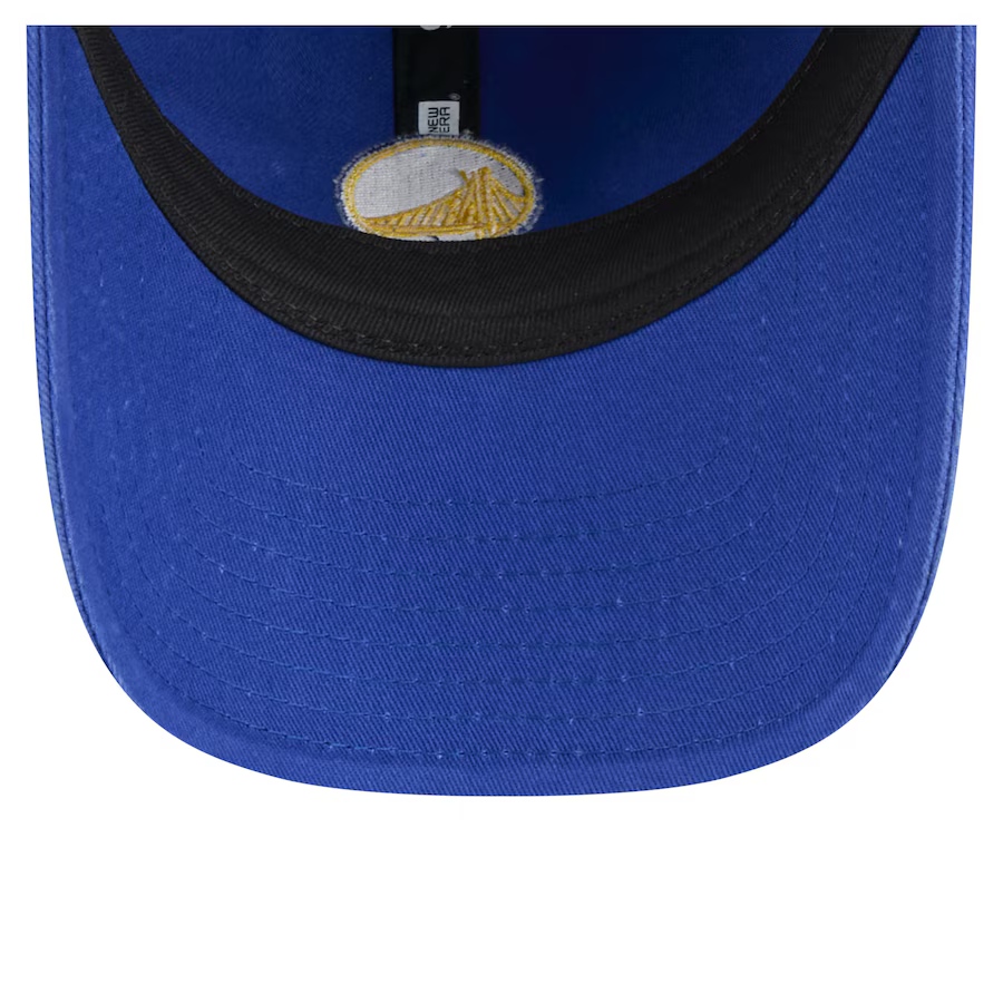 New Era Womens Golden State Warriors Preppy Team 9TWENTY Adjustable Hat-Royal