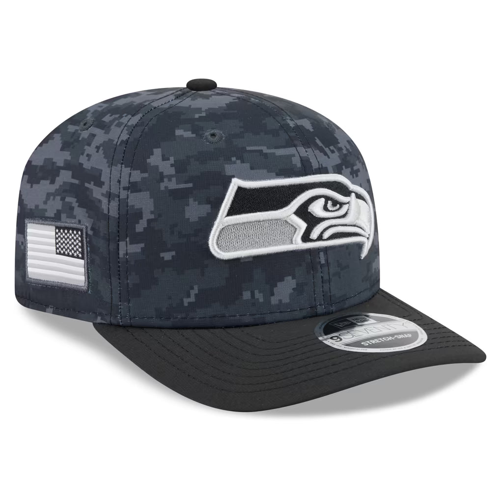 New Era Seattle Seahawks 2026 Salute to Service 9SEVENTY Stretch-Snap Hat