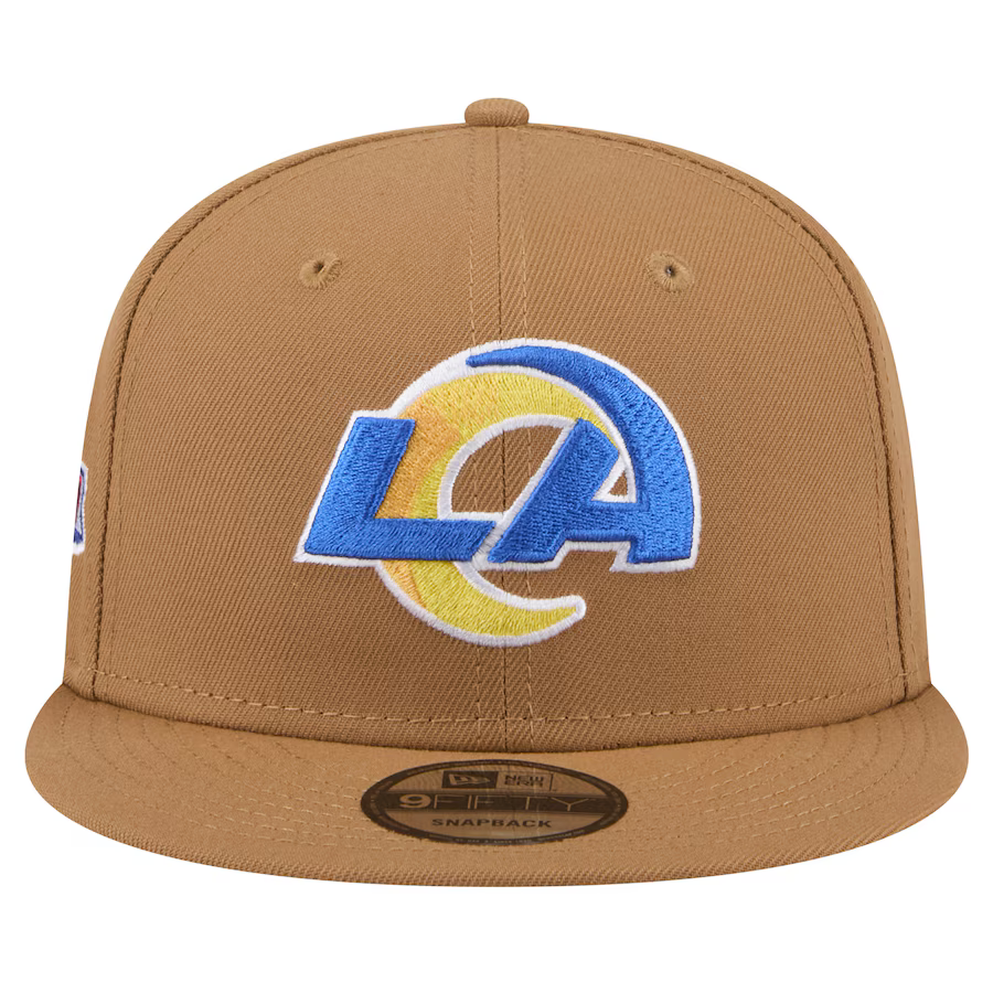 New Era Los Angeles Rams Color Pack 9FIFTY Snapback Hat - Brown