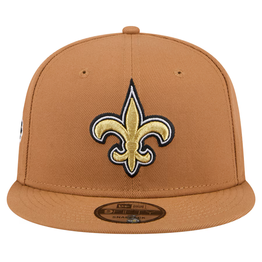 New Era New Orleans Saints Color Pack 9FIFTY Snapback Hat - Brown