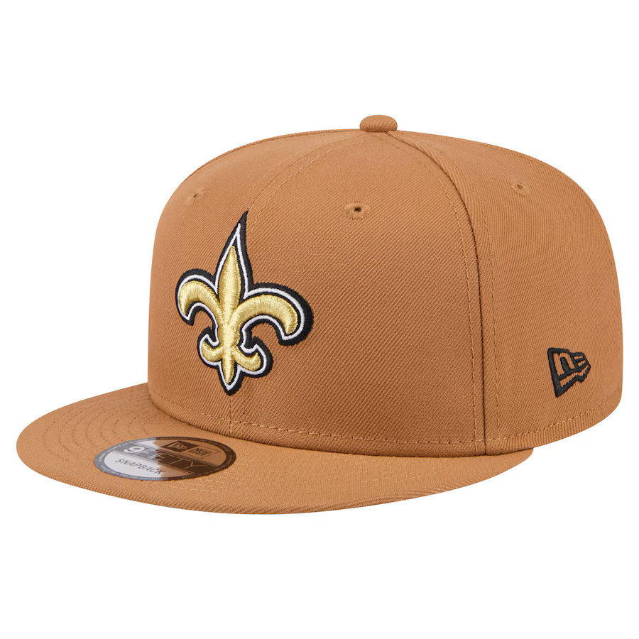New Era New Orleans Saints Color Pack 9FIFTY Snapback Hat - Brown
