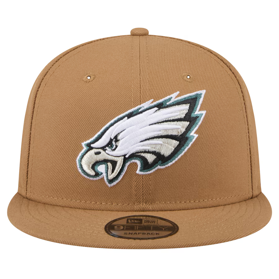 New Era Philadelphia Eagles Color Pack 9FIFTY Snapback Hat - Brown