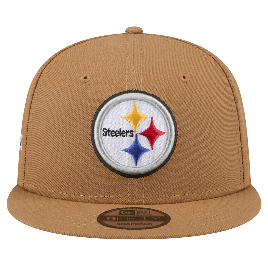 New Era Pittsburgh Steelers Color Pack 9FIFTY Snapback Hat - Brown