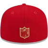 New Era Youth Scarlet San Francisco 49ers Main 59FIFTY Fitted Hat