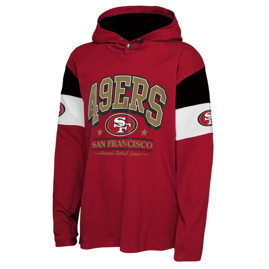 Youth San Francisco 49ers The Mix The Champs Back Long Sleeve Hoodie T-Shirt