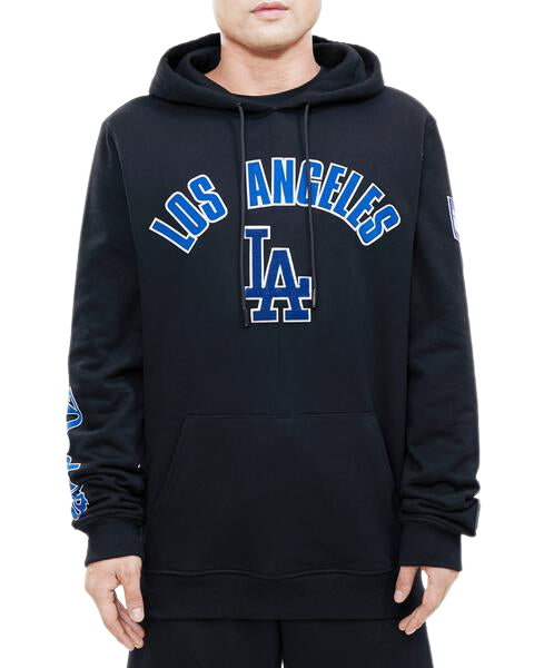 PRO STANDARD LOS ANGELES DODGERS STACKED LOGO HODDY