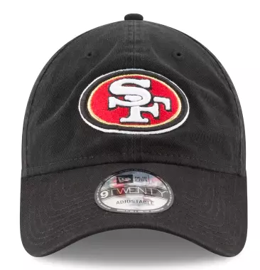 New Era San Francisco 49ers Core Classic 9TWENTY Adjustable Hat - Black