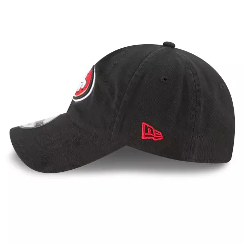 New Era San Francisco 49ers Core Classic 9TWENTY Adjustable Hat - Black