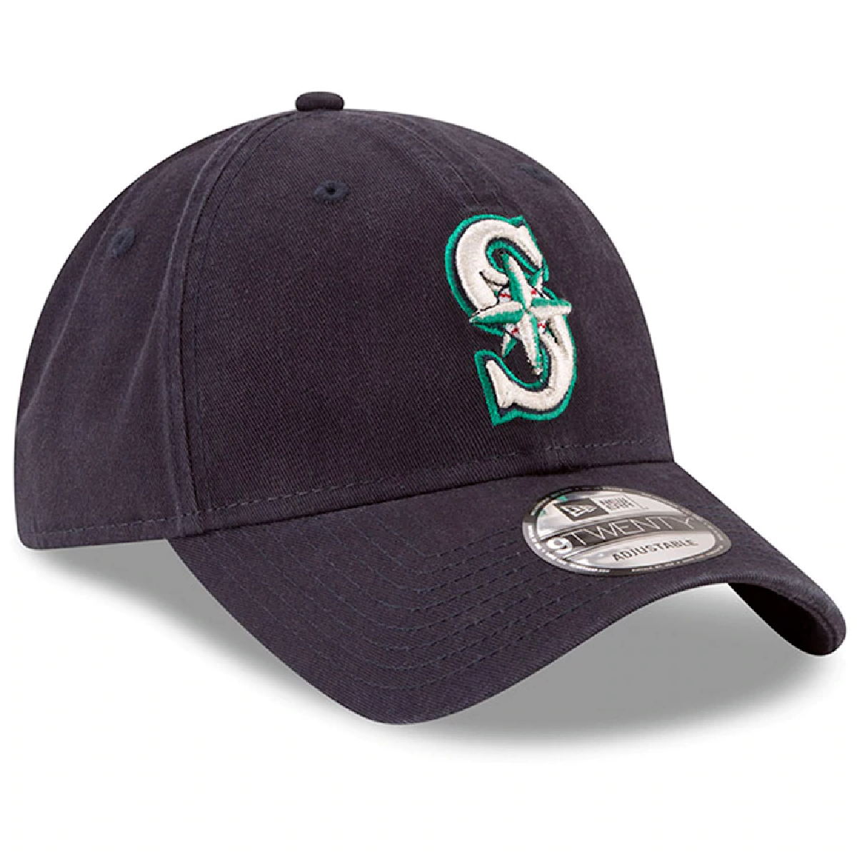 Seattle Mariners New Era Navy Game Replica Core Classic 9TWENTY Adjustable Hat