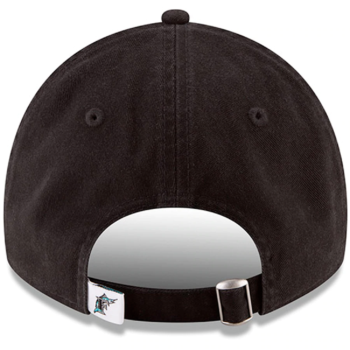 Florida Marlins New Era Black Cooperstown Collection Core Classic Replica 9TWENTY Adjustable Hat