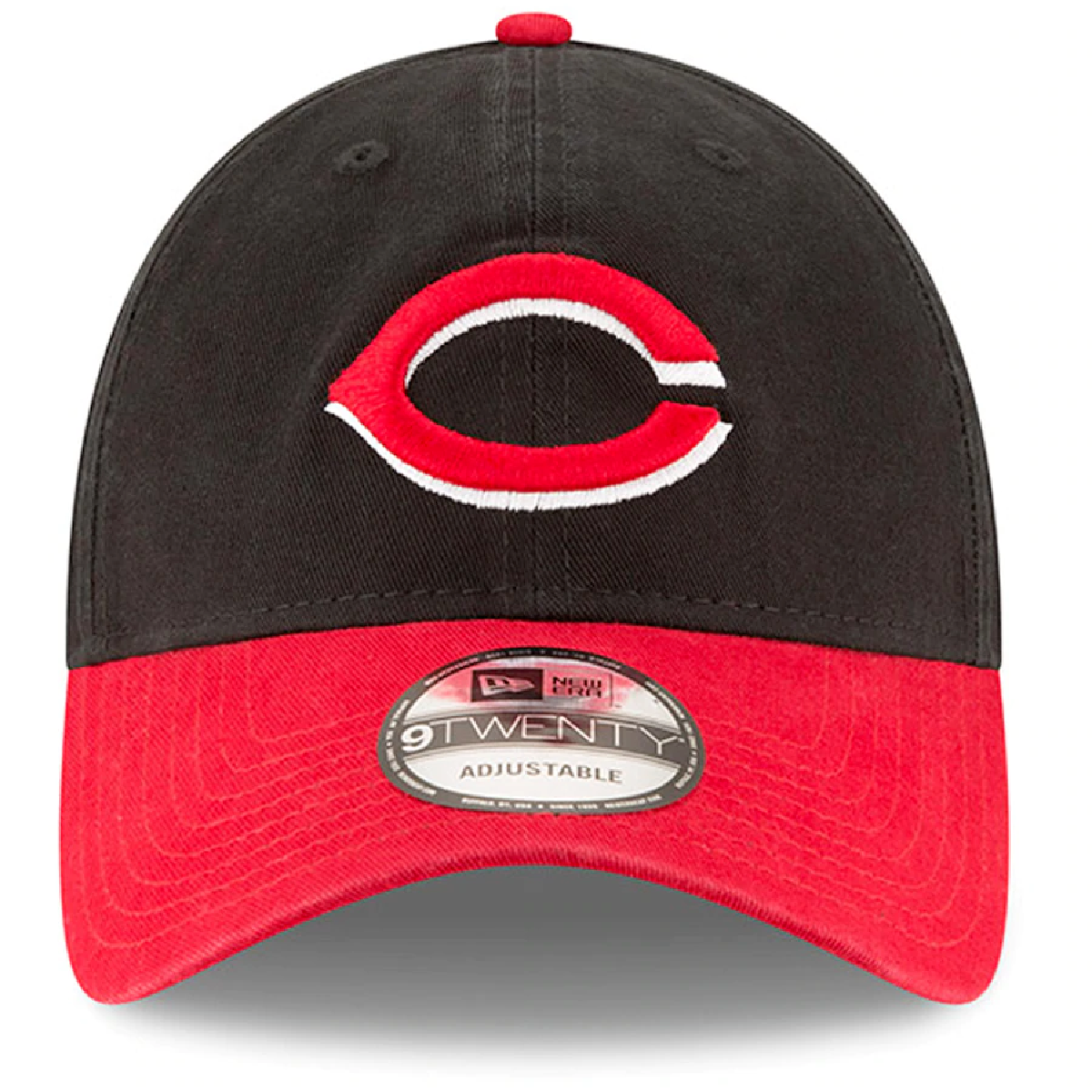 Cincinnati Reds New Era Black/Red Alternate Replica Core Classic 9TWENTY Adjustable Hat