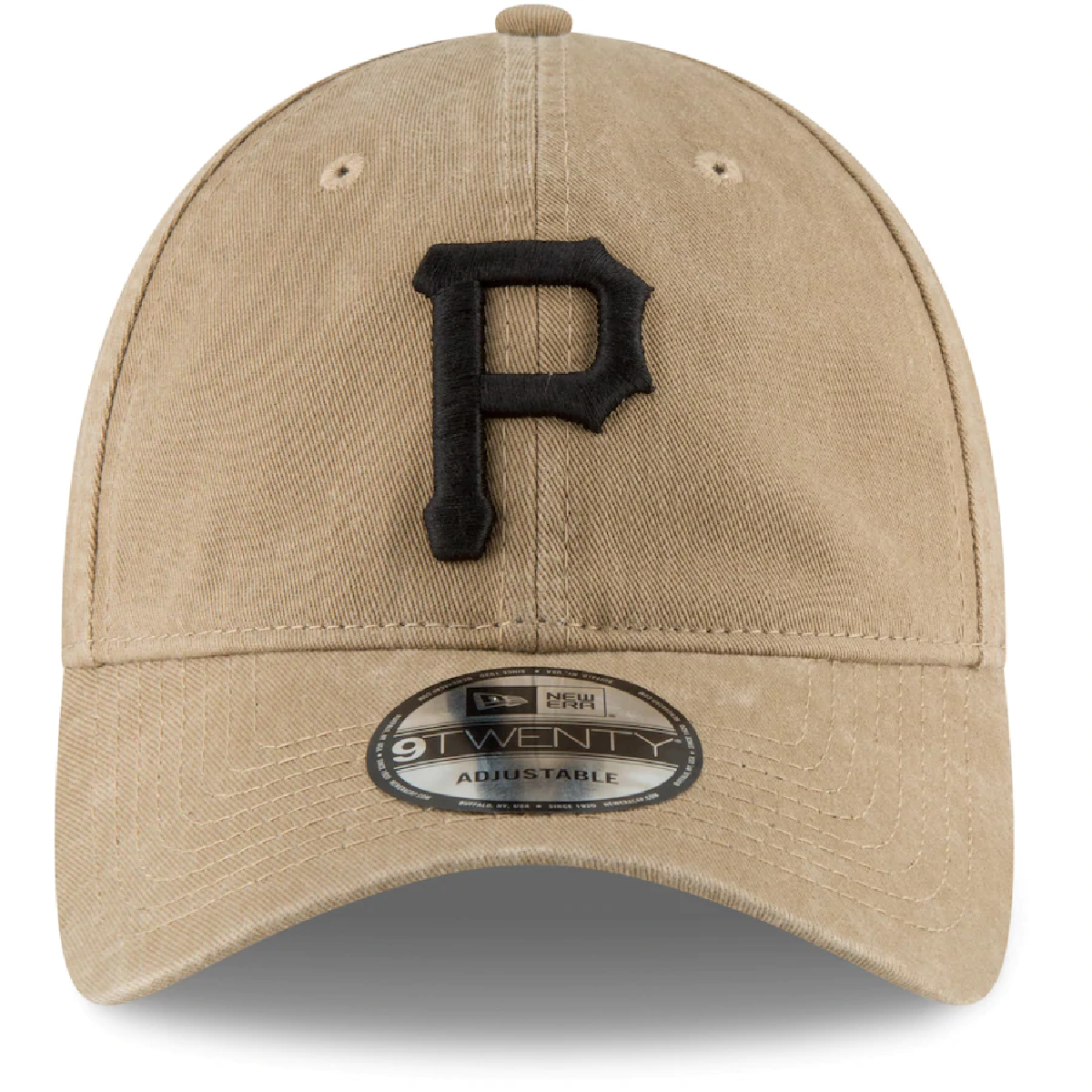 Pittsburgh Pirates New Era Core Classic Secondary 9TWENTY Adjustable Hat - Khaki