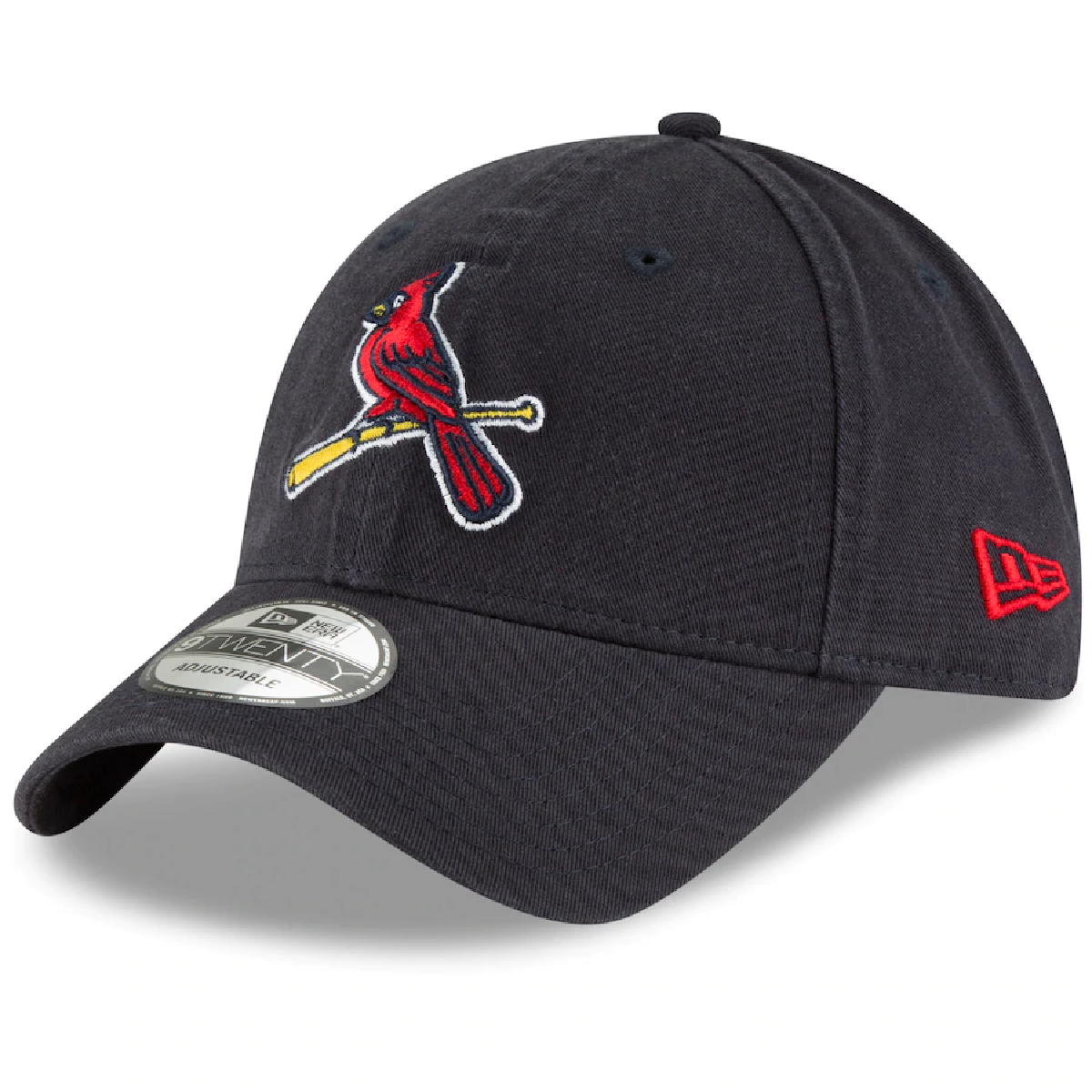 St. Louis Cardinals New Era Navy Core Classic Secondary 9TWENTY Adjustable Hat