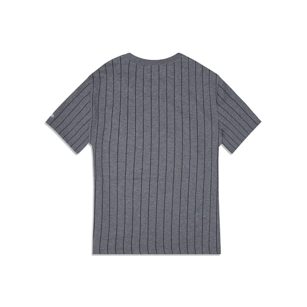 New Era New York Yankees Striped Gray T-Shirt-Grey
