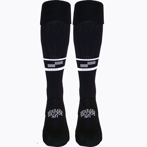 Official Sports USSF Two Stripe Ref Sock