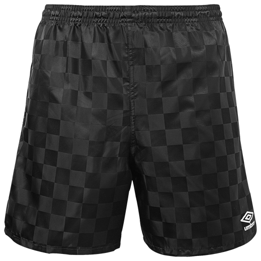 Umbro Men's Checkerboard Shorts- Black