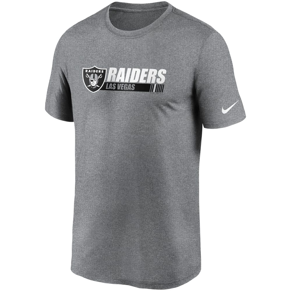 Nike Las Vegas Raiders Team Conference Legend Performance T-Shirt - Grey