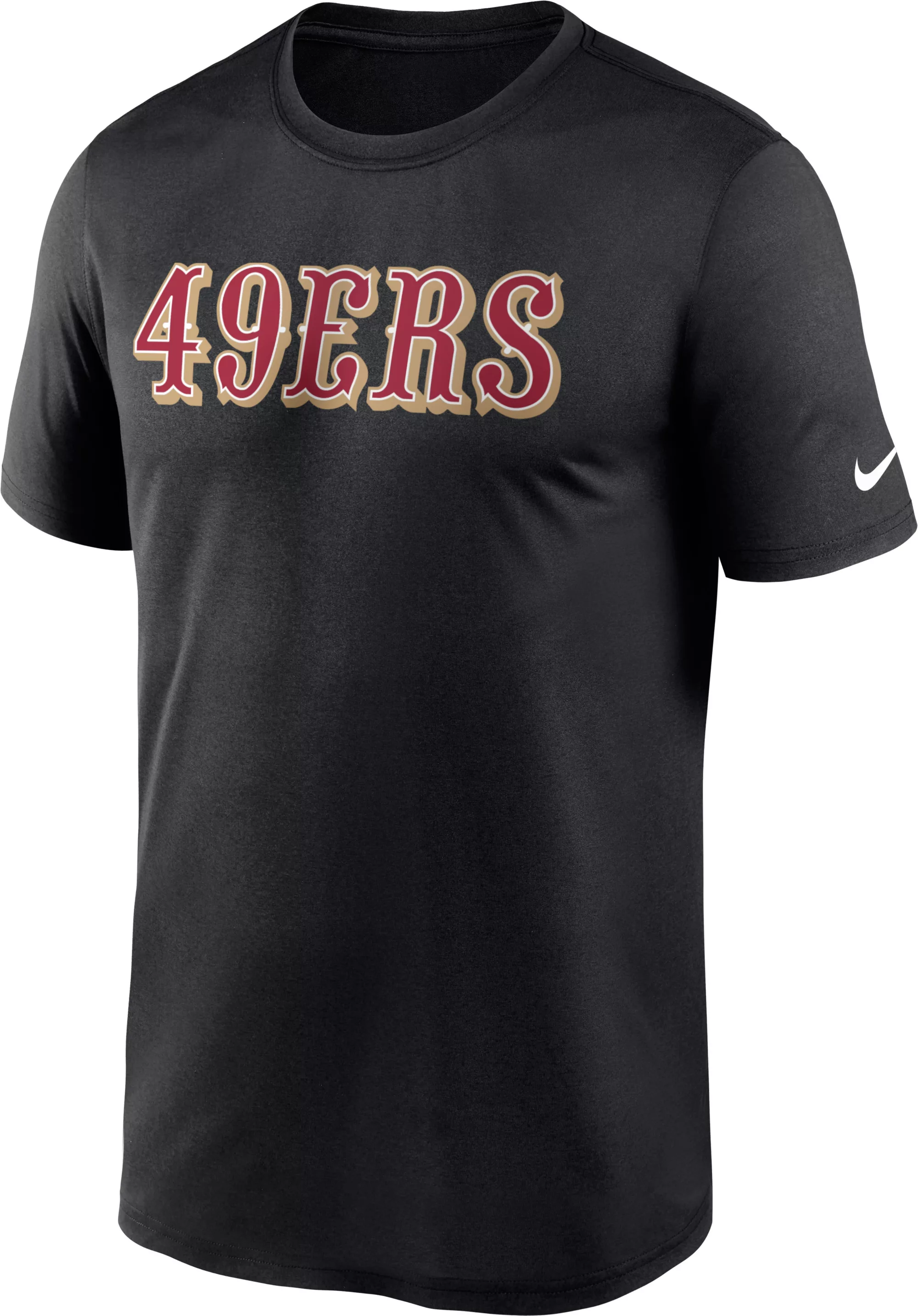 Nike San Francisco 49ers Fan Gear Wordmark T-Shirt-Black