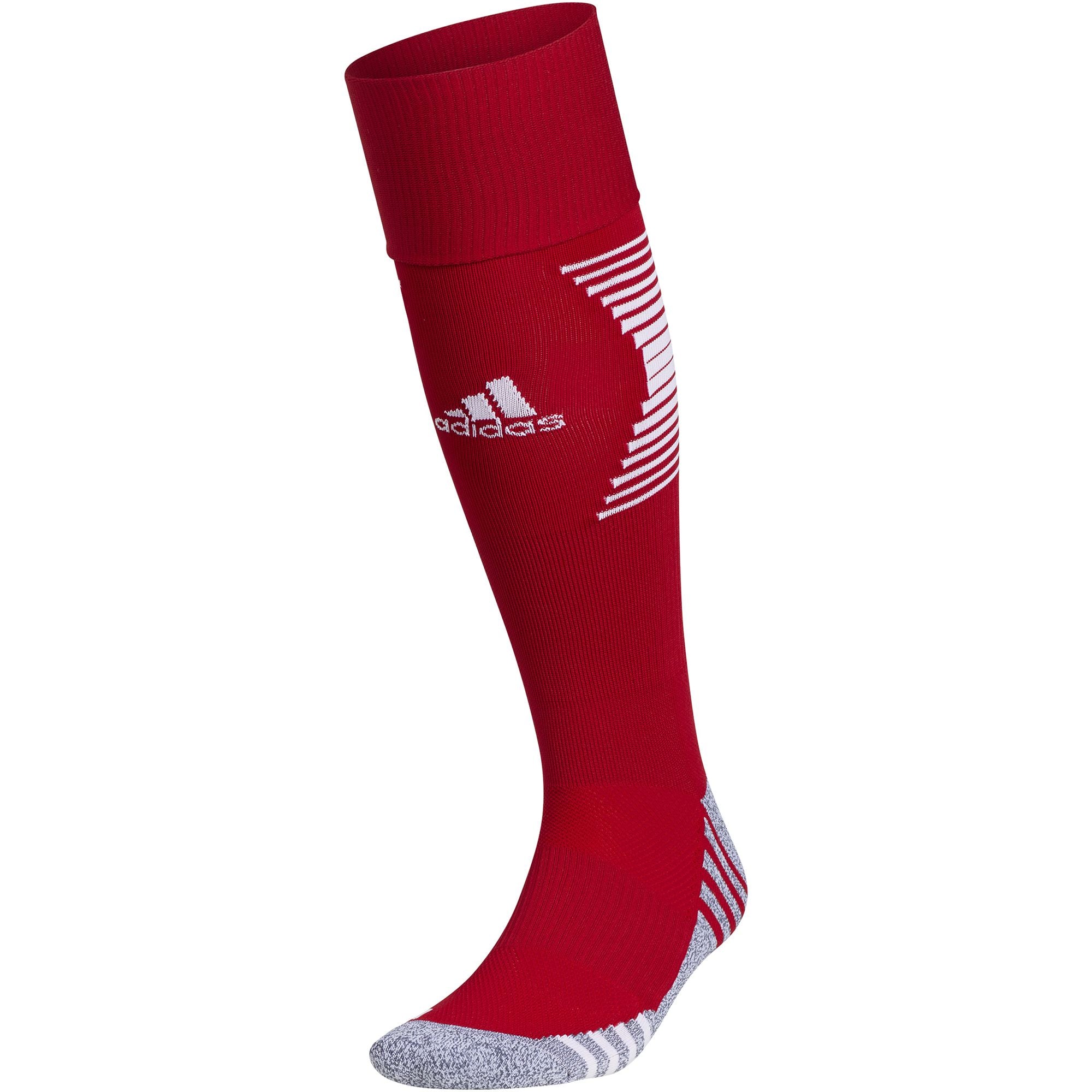 Adidas Team Speed 3 Soccer OTC Socks-Red/White