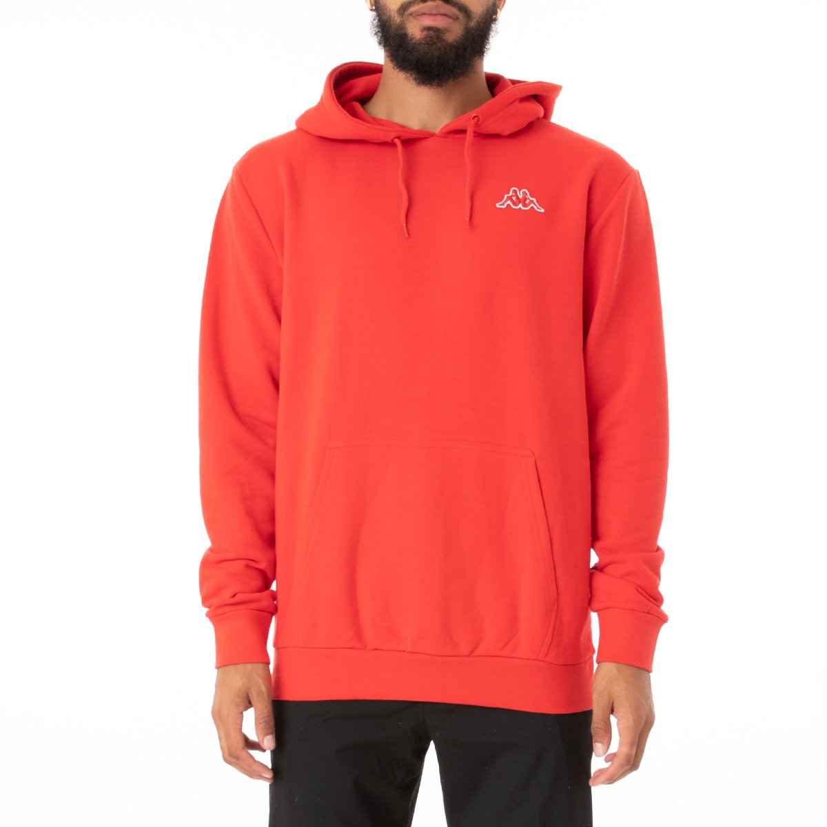 KAPPA LOGO CAIOK SWEATER-Red MD Coral