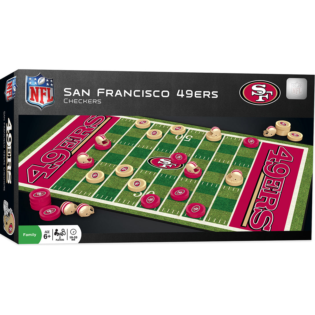 San Francisco 49ers Checker Game Set