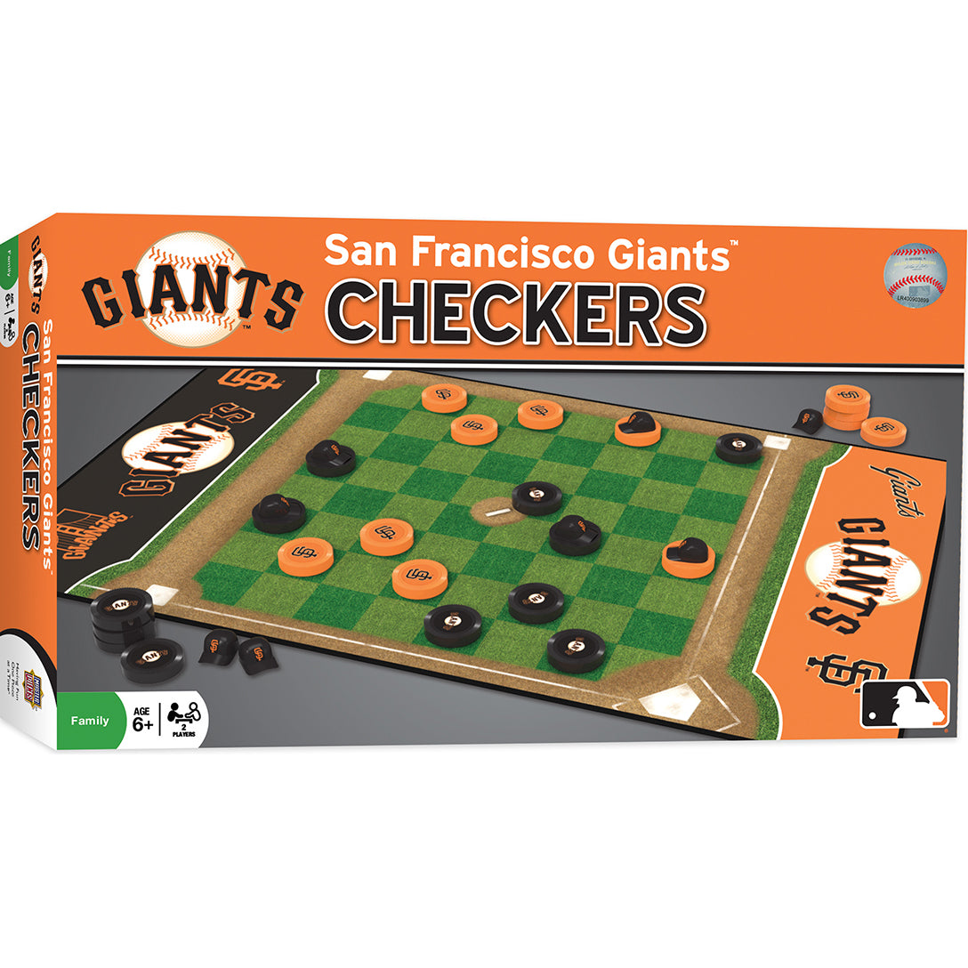 SAN FRANCISCO GIANTS CHECKERS BOARD GAME