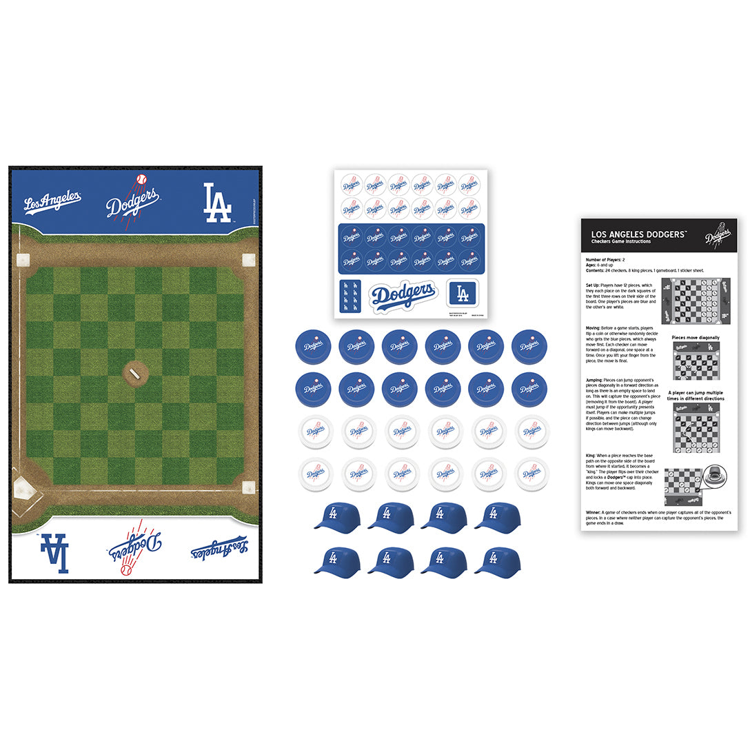 LOS ANGELES DODGERS CHECKERS BOARD GAME