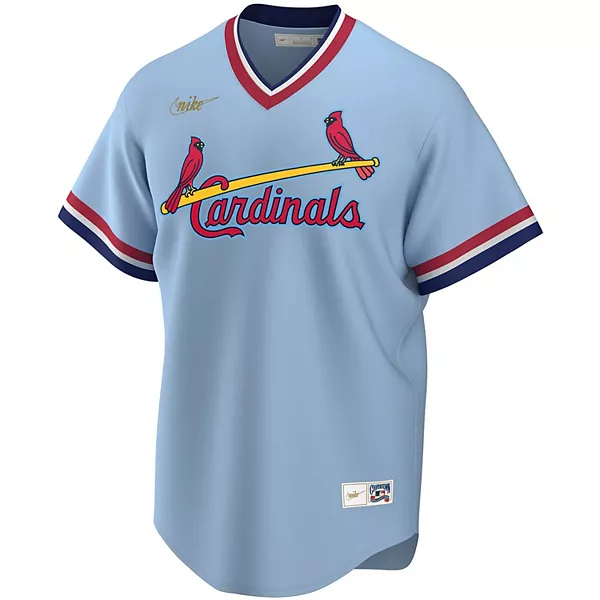 Nike Light Blue St. Louis Cardinals Road Cooperstown Collection Team Jersey