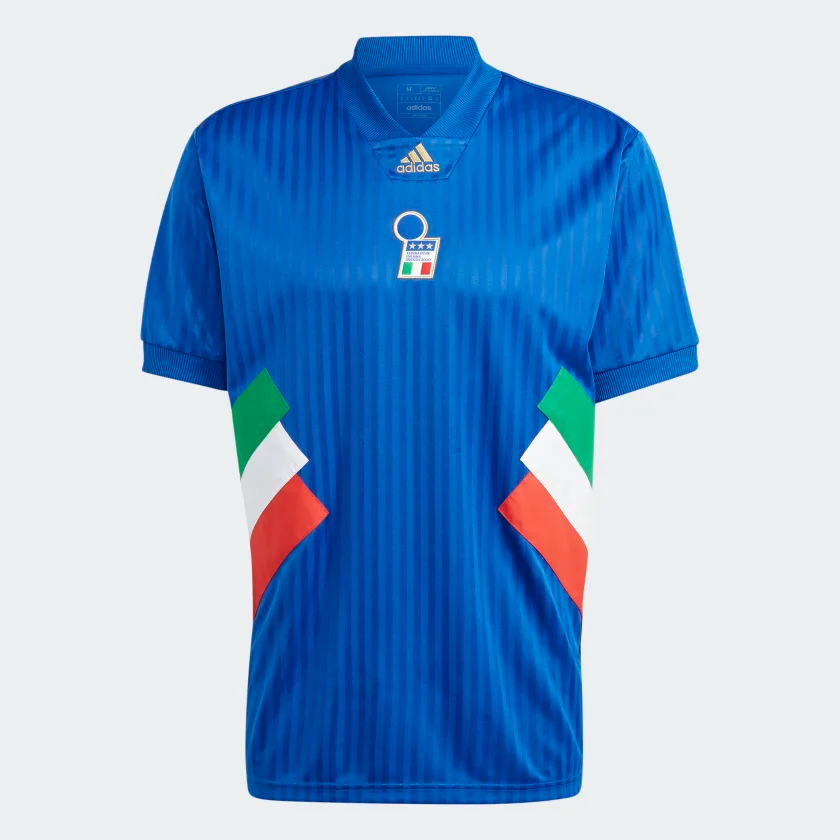 Adidas Italy Icon Jersey-Blue