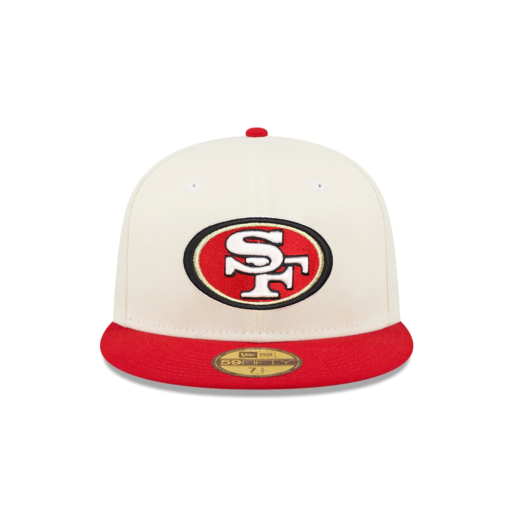 New Era San Francisco 49ERS Throwback White 59FIFTY Fitted